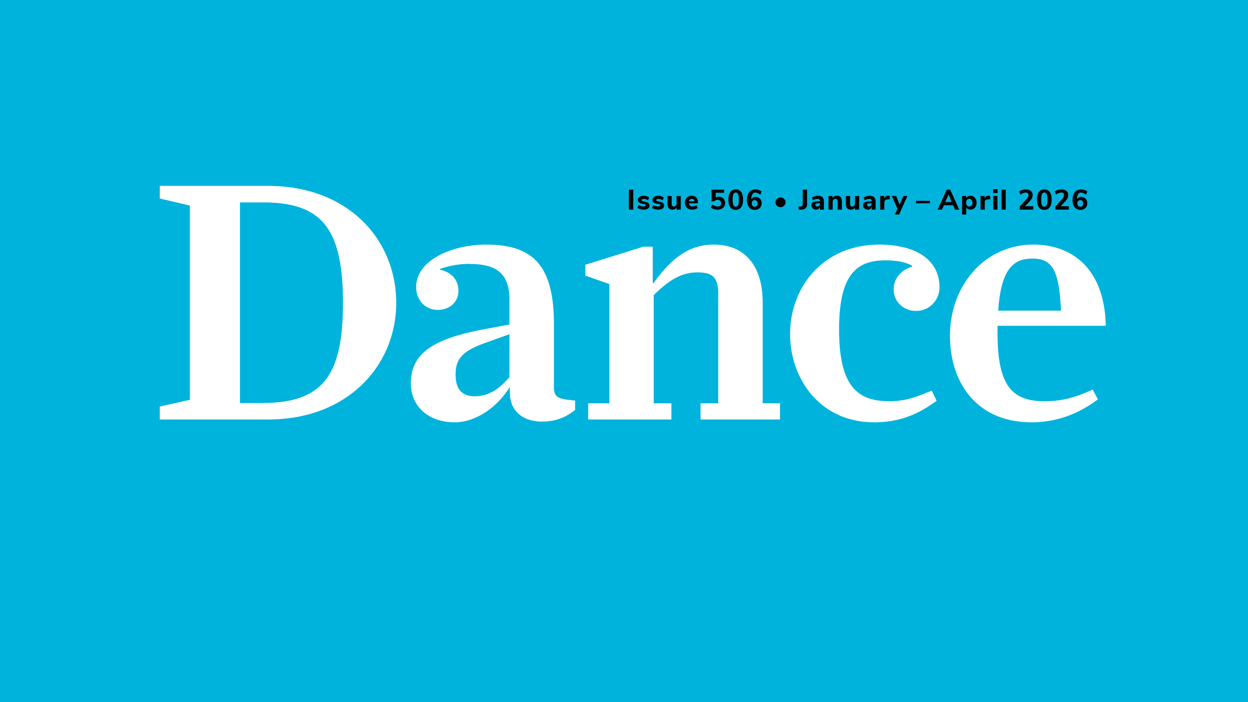 Dance 506 January–April 2026