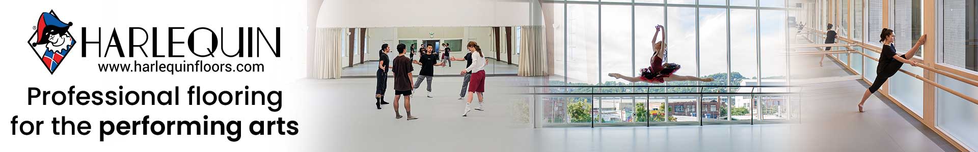 Harlequin dance floors advert