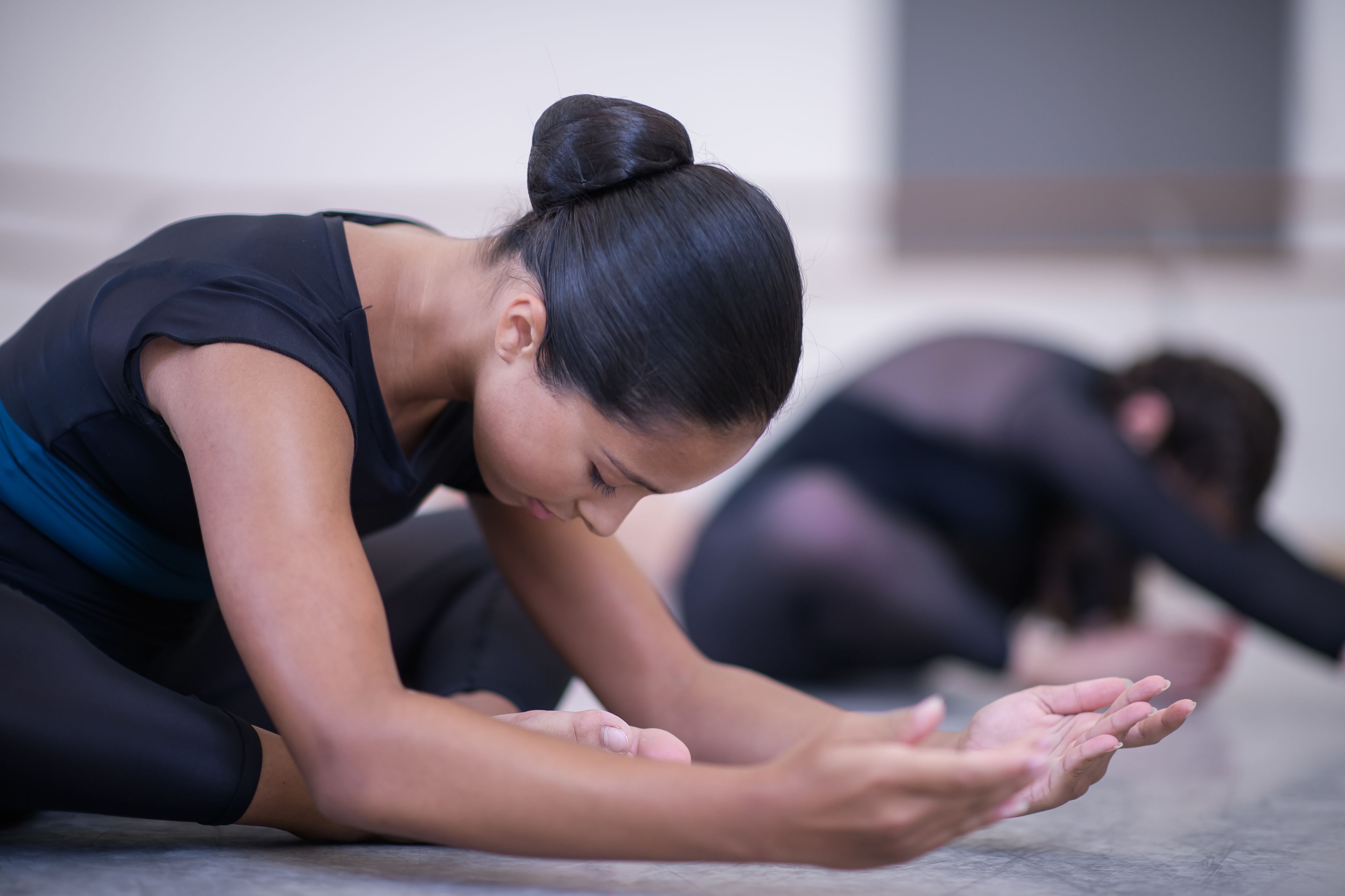 Young dancer wearing ISTD exam uniform by Dansez